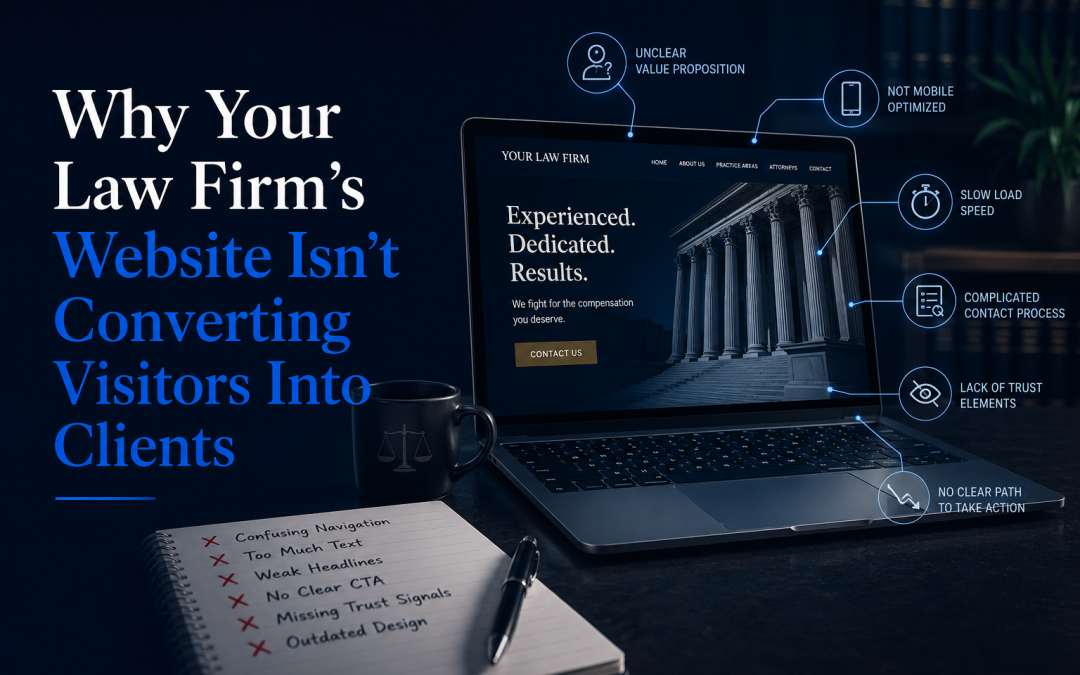 Why Your Law Firm’s Website Isn’t Converting Visitors Into Clients